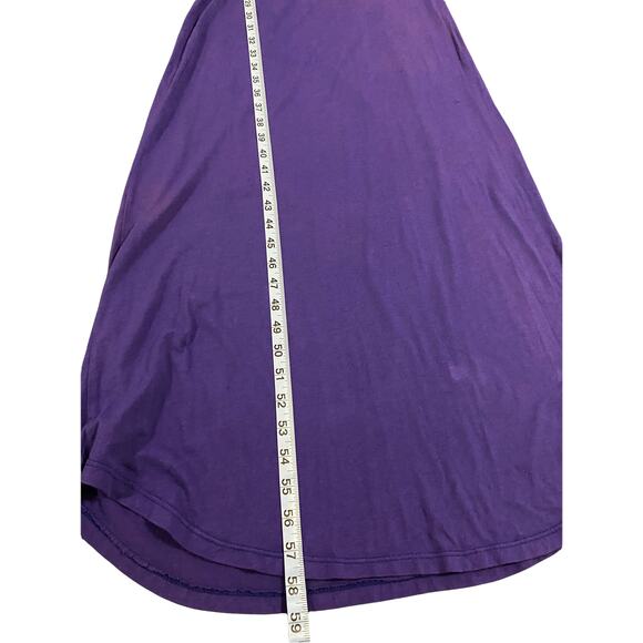 Monrow Purple Racerback Basic Casual Everyday Lightweight Tank Maxi Dress Small - Picture 10 of 10
